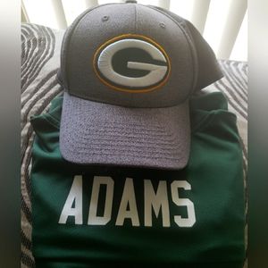 Packers Tshirt Jersey with Hat